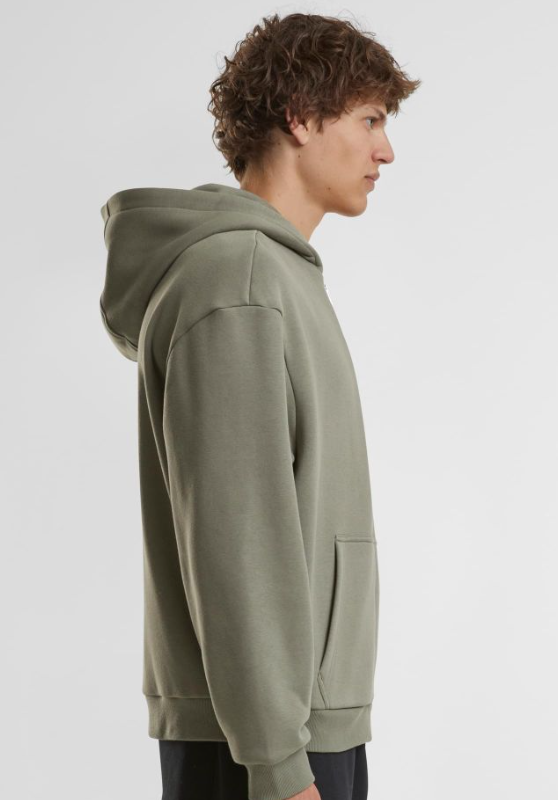 ZIP HOODIE PALE OLIVE